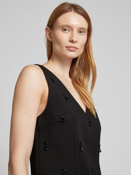 Selected Minikleid mit Applikationen Modell 'AJE' Black 3