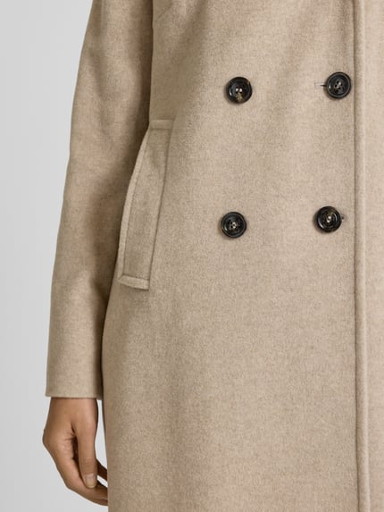 Gil Bret Wollmantel mit Kaschmir-Anteil Beige Melange 3