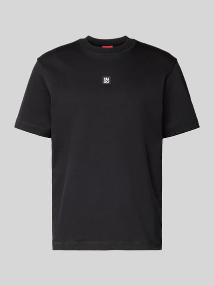 HUGO Regular Fit T-Shirt mit Baumwoll-Anteil Modell 'DILANSO' Black 2