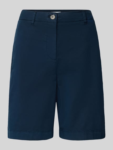 regular fit korte chino van mix van katoen en lyocell Shop The Look MANNEQUINE