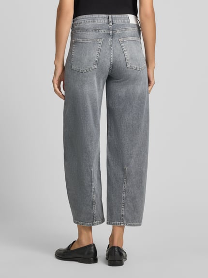 OPUS PANTS Barrel Jeans aus Baumwoll-Mix Modell 'Meni moon' Mittelgrau 5