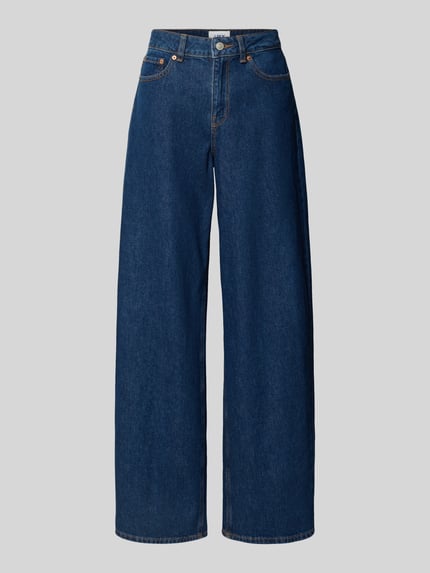 JJXX Wide Leg Jeans im 5-Pocket-Design Dunkelblau 2