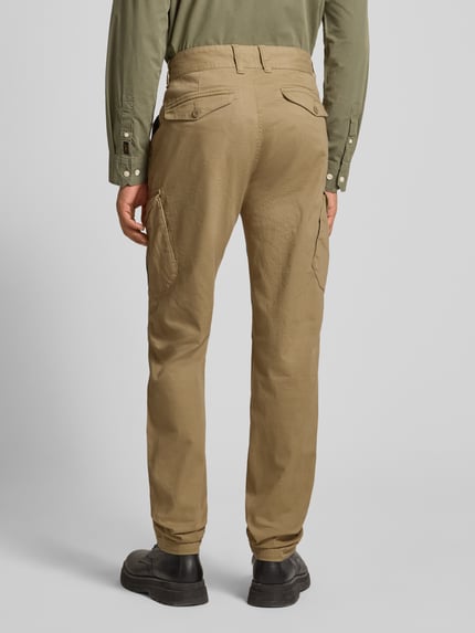 PME Legend Spodnie cargo o kroju slim fit z wyhaftowanym logo Piaskowy 5