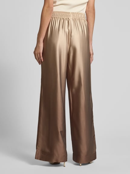 mbyM Broek met elastische band, model 'Asaka' Beige - 5
