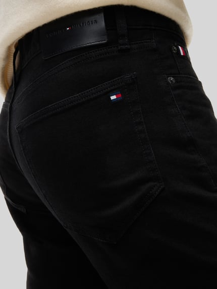 Tommy Hilfiger Slim Fit Jeans aus Baumwoll-Mix Modell 'BLEECKER' Black 6