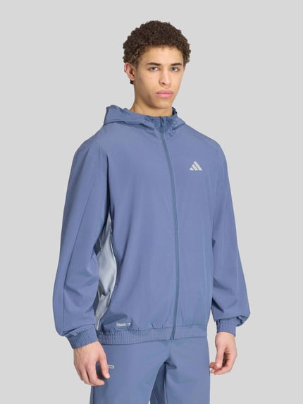 adidas Training Regular Fit Trainingsjacke mit Logo-Patch Dunkelblau 2