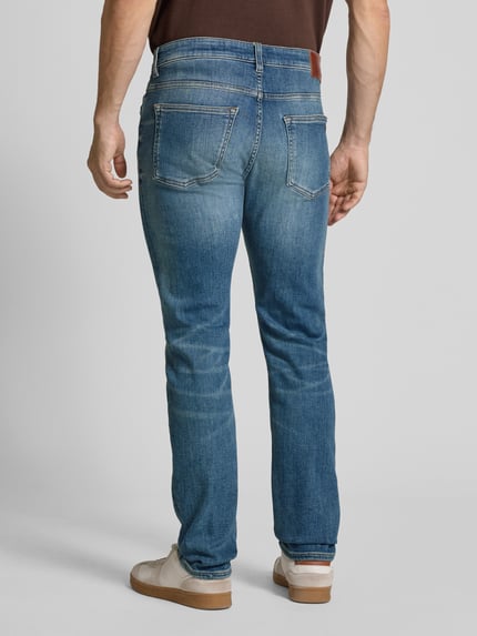 BOSS Orange Slim fit jeans van katoenmix, model 'DELAWARE' Bleu - 5