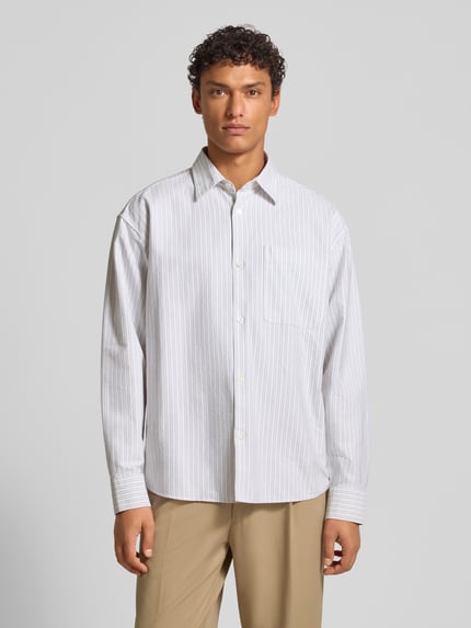 ANNARR Regular fit vrijetijdsoverhemd met kentkraag, model 'VOLUND' Wit - 4