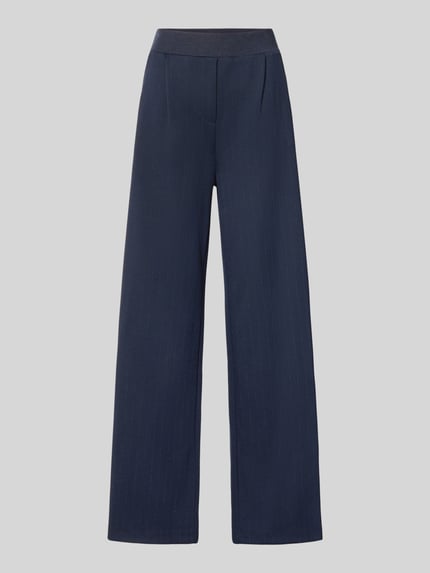 Szerokie spodnie z dodatkiem wiskozy Shop The Look MANNEQUINE