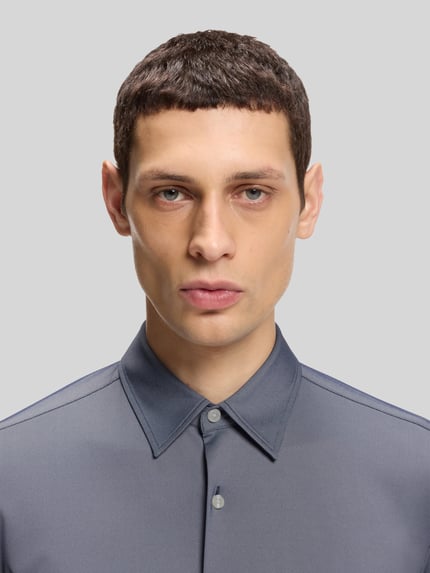 BOSS Slim Fit Businesshemd mit Kentkragen Modell 'ROAN' Marine 3