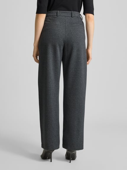 Rich & Royal Stoffen broek met Franse steekzakken Marineblauw - 5