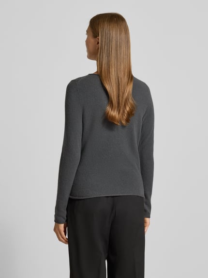 Christian Berg Woman Strickpullover aus reinem Kaschmir Dunkelgrau 5