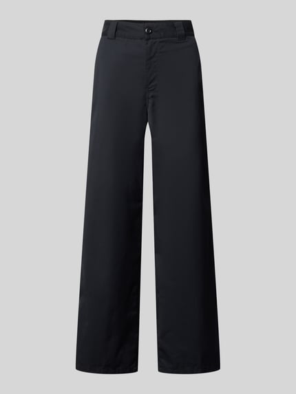 Produktfoto, schwarze Loose Straight Fit Hose mit Eingrifftaschen von Carhartt Work In Progress, Material-Mix mit Baumwoll-Anteil, glatte Oberfläche