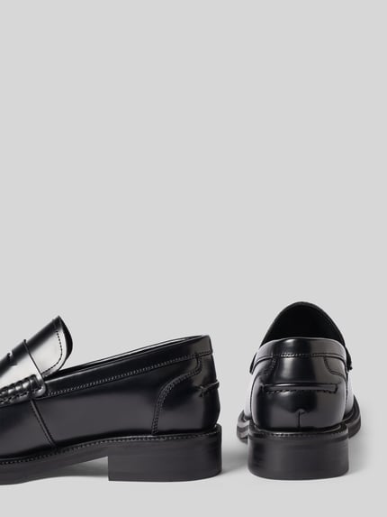Selected Loafers van echt rundleer model 'BOBBY' Zwart - 2