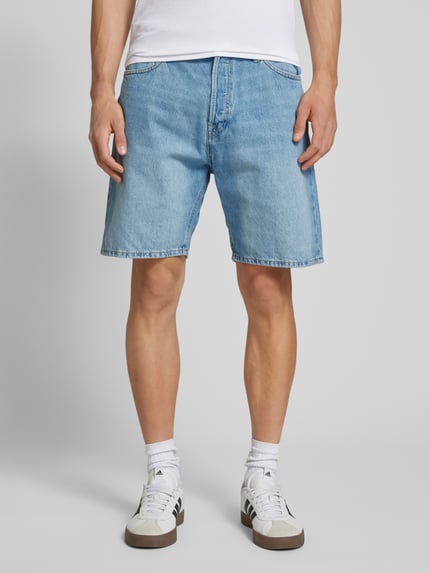 JACK & JONES Loose Fit Jeansshorts im 5-Pocket-Design Modell 'TONY' Jeansblau 4