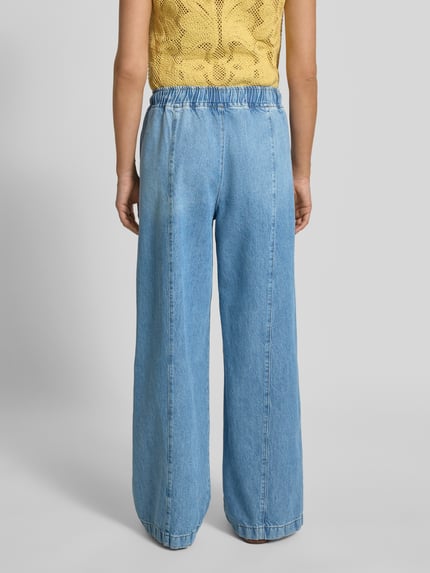 Jake*s Studio Woman Wide Leg Jeans mit elastischem Bund Bleu 5