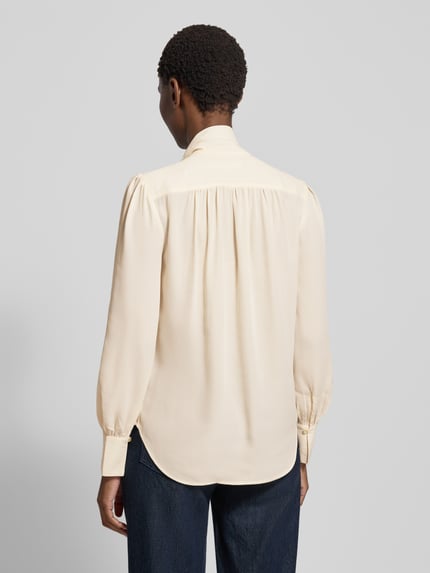 Lauren Ralph Lauren Schluppenbluse mit Schleifen-Detail Modell 'KLARYCE' Sand 5