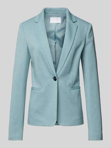 Jake*s Collection Blazer met strookzakken Aquablauw - 2