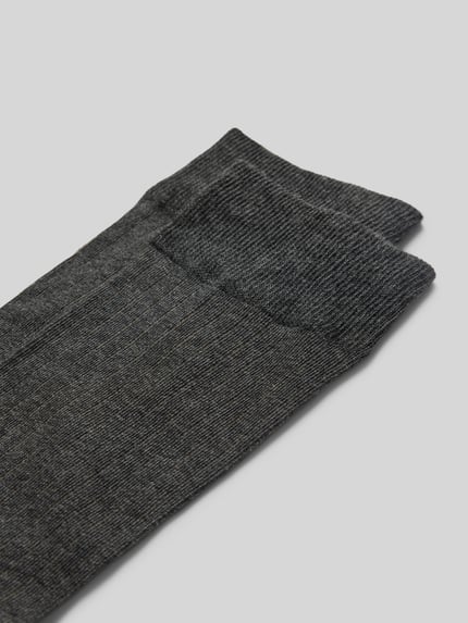 JOOP! COLLECTION Sokken met structuurmotief, model 'MEN PREMIUM ESSENTIAL' Antraciet gemêleerd - 2