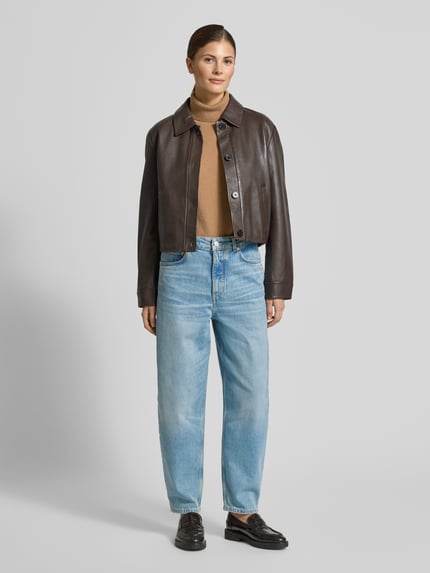 Marc O'Polo Wide fit jeans van katoenmix model 'LARA' Jeansblauw - 1