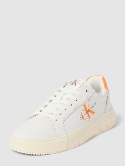Calvin Klein Jeans Chunky Sneaker mit Label-Detail Weiss 1