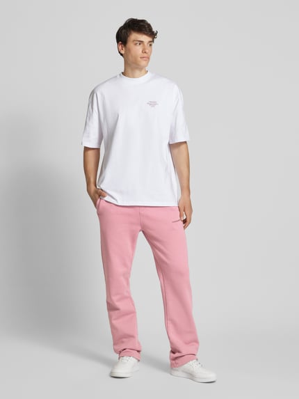PEGADOR Sweatpants mit elastischem Bund Altrosa 1