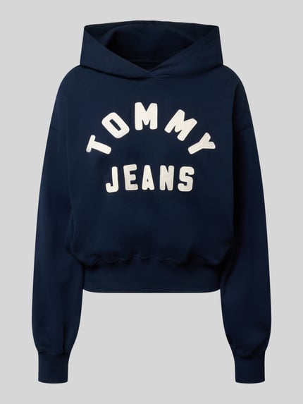 Tommy Jeans Regular fit hoodie van katoenmix Marineblauw - 1