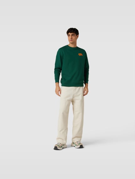 Billionaire Boys Club Sweatshirt met labelprint Donkergroen - 1