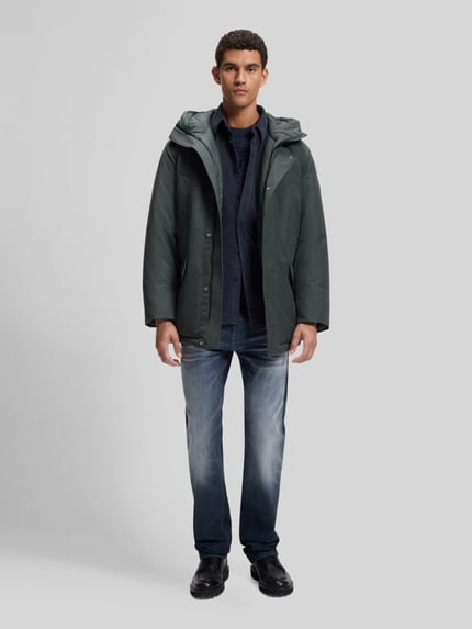 BOSS Orange Regular Fit Parka mit Kapuze Modell 'Osiass1' Oliv 1