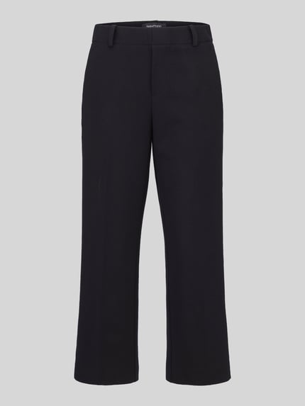 Stehmann Straight Fit Culotte aus Viskose-Mix Modell 'Fenja' Black 2