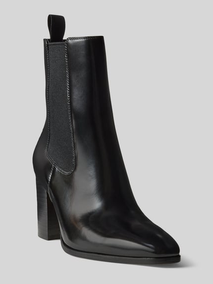 Lauren Ralph Lauren Stiefelette aus echtem Leder mit Logo-Detail Black 1
