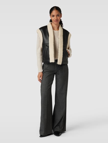 Jake*s Collection Weste mit Woll-Anteil Black 1
