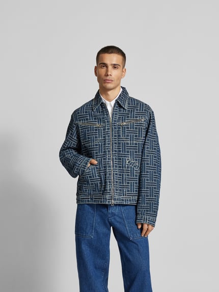 Kenzo Jeansjack met ritssluiting Jeansblauw - 4