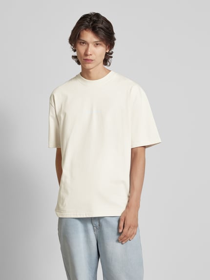 PEGADOR Oversized T-Shirt aus reiner Baumwolle Offwhite 4