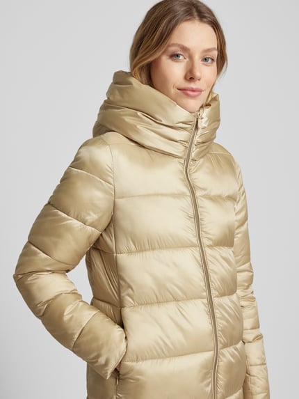 Save The Duck Steppmantel mit Kapuze Modell 'LYSA' Beige 3