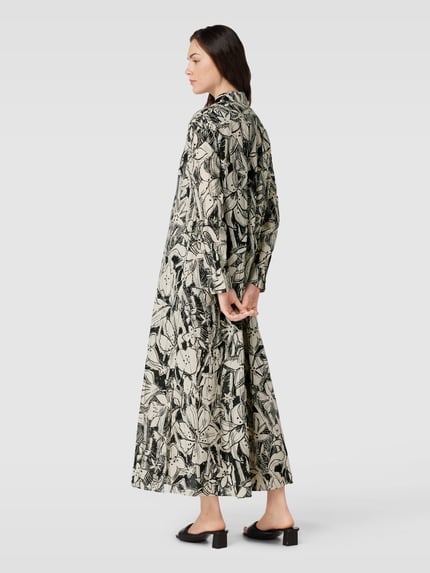 Marc O'Polo Maxikleid mit Allover-Print Black 5