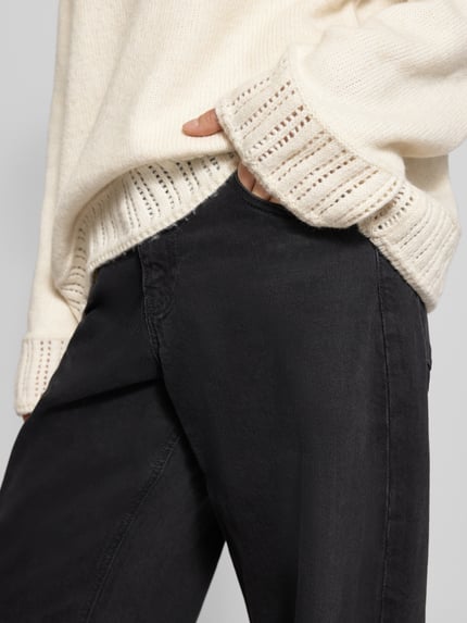 PIECES Oversized gebreide pullover met ronde hals, model 'ORLY' Zand - 3