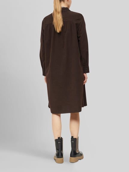 s.Oliver RED LABEL Freizeitkleid mit Cordstruktur Dunkelbraun 5