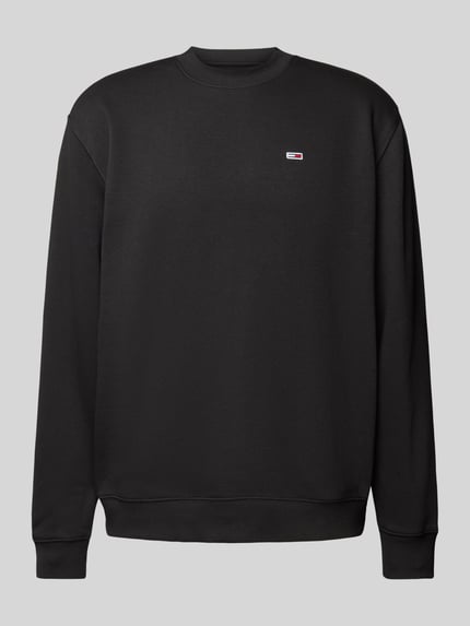 Tommy Jeans Sweatshirt mit Logo-Stitching Black 2