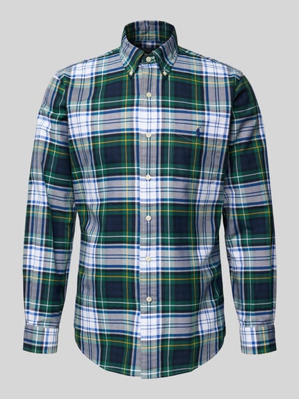 Regular Fit Freizeithemd mit Button-Down-Kragen Shop The Look MANNEQUINE