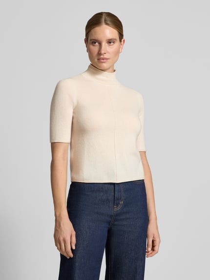 Christian Berg Woman Strickpullover aus Kaschmir mit 1/2-Arm Offwhite 4
