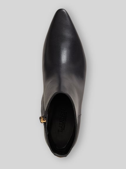Lauren Ralph Lauren Stiefelette aus echtem Leder mit Kittenheel Black 3