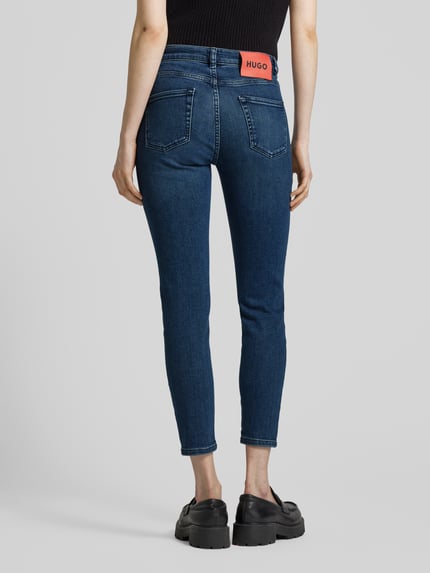 HUGO Skinny fit jeans in 5-pocketmodel Jeansblauw - 5