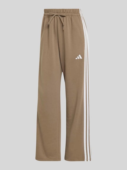 adidas Sportswear Loose Fit Sweathose aus Baumwoll-Mix Taupe 2