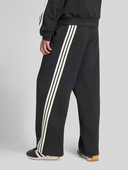 adidas Sportswear Loose Fit Sweathose aus reiner Baumwolle Black 4