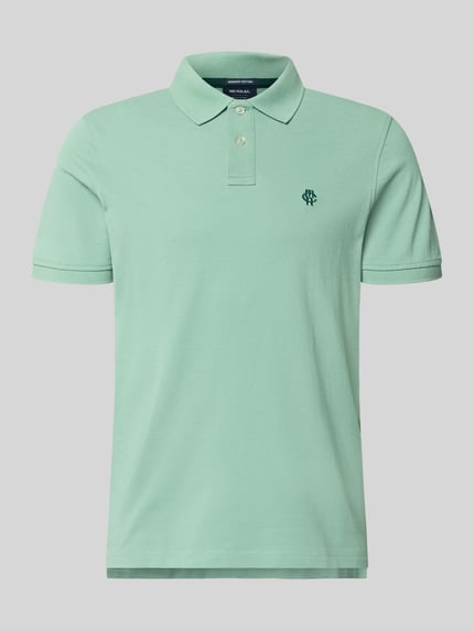 MCNEAL regular fit poloshirt met labelstitching Lichtgroen - 2