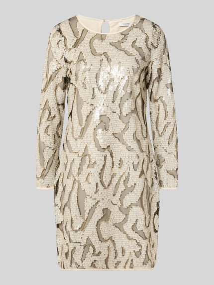 b.young Minikleid mit Rundhalsausschnitt Modell 'RESE' Sand 2