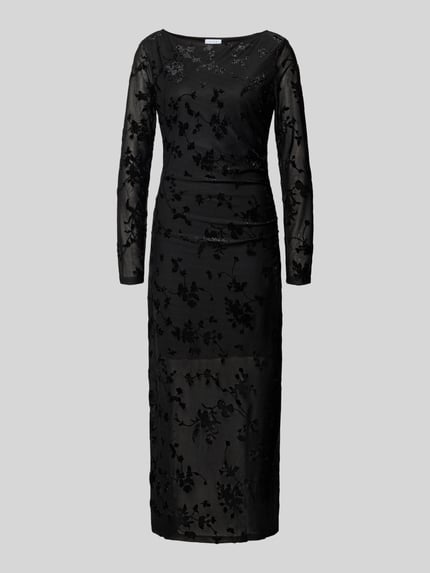 VILA Abendkleid mit Spitzenapplikation Modell 'VIMIRANDA' Black 1