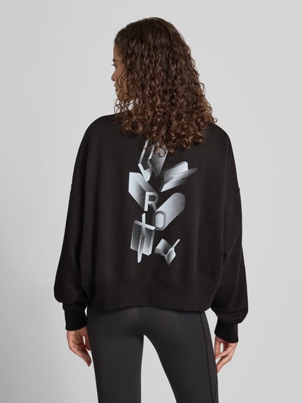PUMA Regular fit sweatshirt van katoenmix PUMA X HYROX Zwart - 5