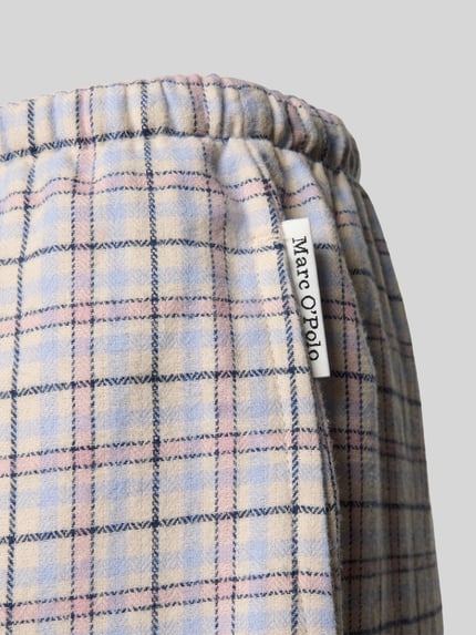 Marc O'Polo Pyjamabroek met elastische band Lichtblauw - 2